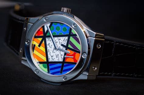 hublot enamel brutti|Hands On The Hublot Classic Fusion Enamel Britto Watch.